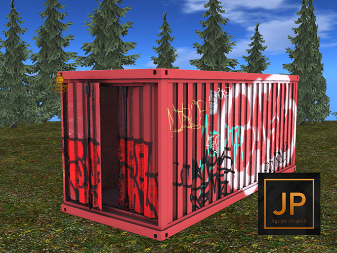 Second Life Marketplace - [Bad Unicorn] Shipping Container - Wanted Not ...